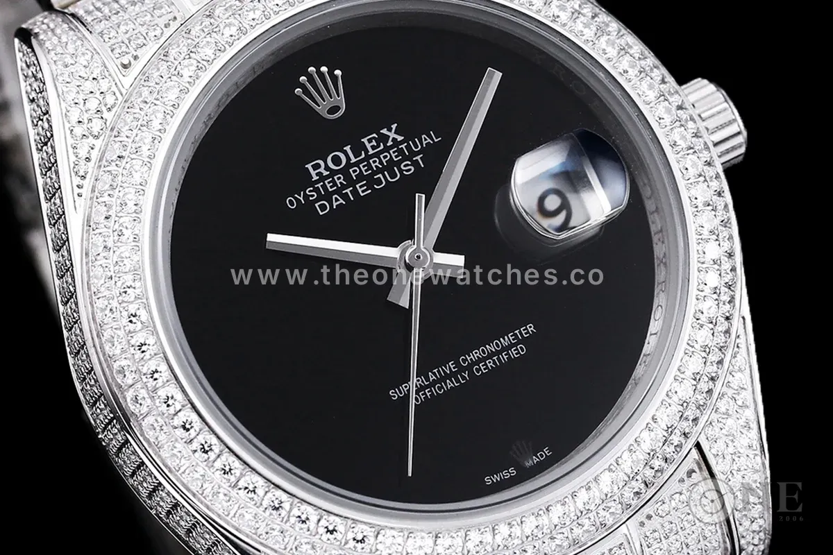 Datejust 41 with Diamond Markers in Steel
