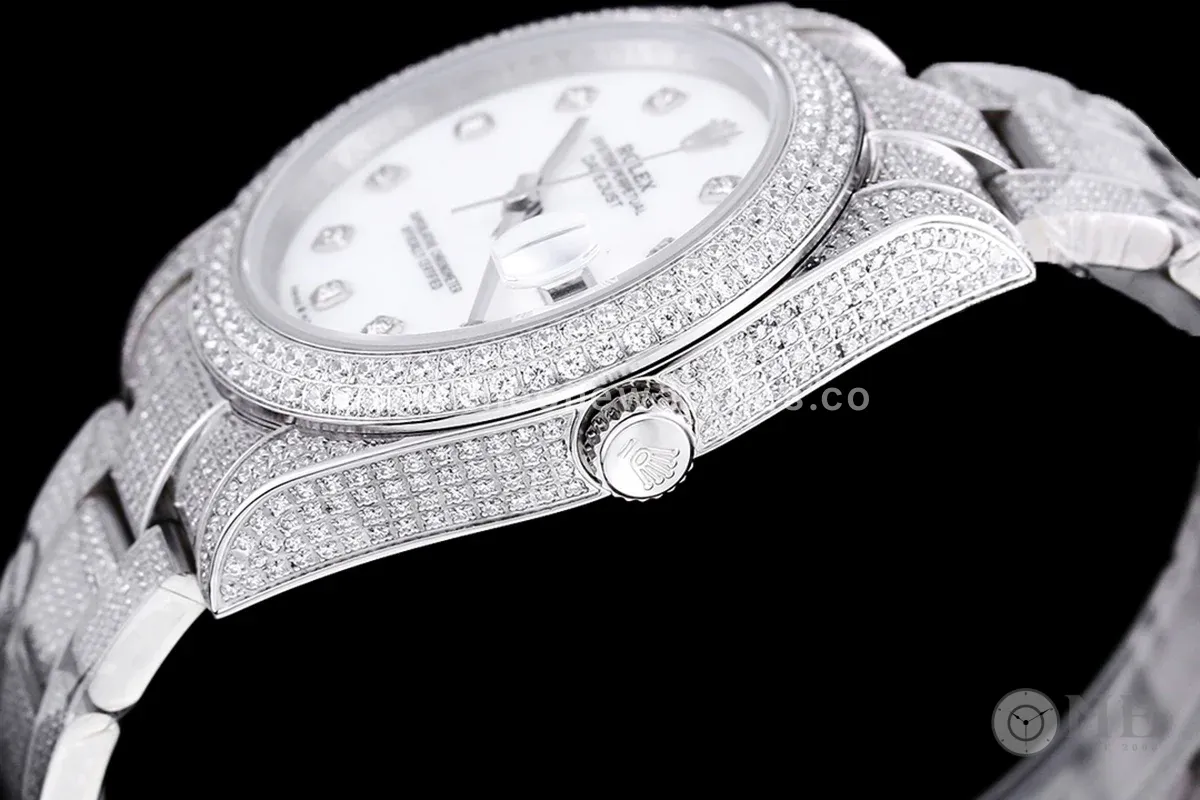 Datejust 41 with Diamond Markers in Steel