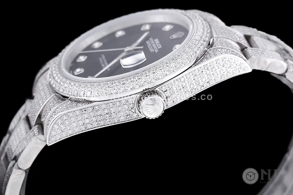 Datejust 41 with Diamond Markers in Steel