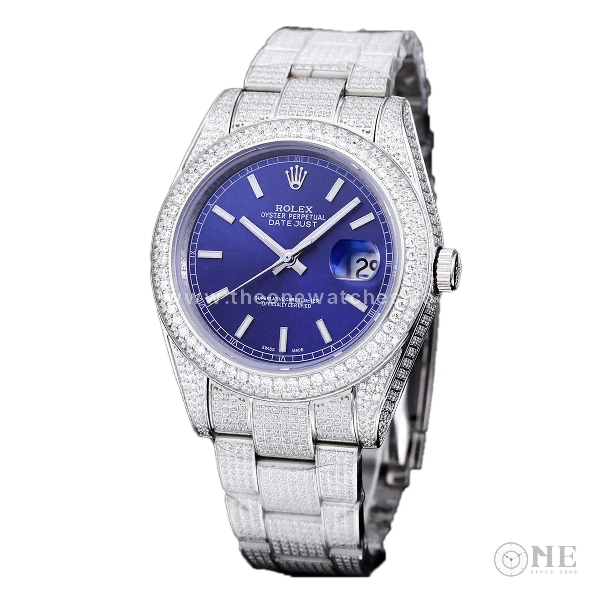 Datejust 41 with Stick Markers in Steel