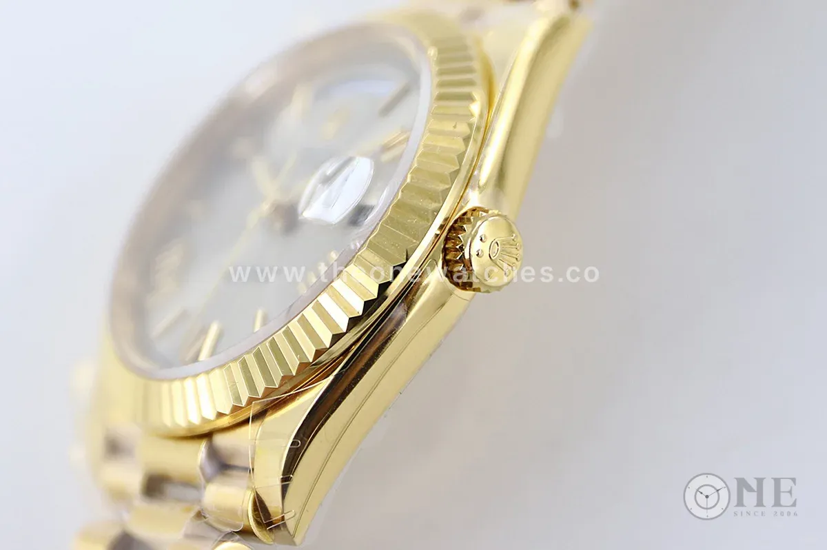 Day-Date 40 228238 Silver Dial in Yellow Gold