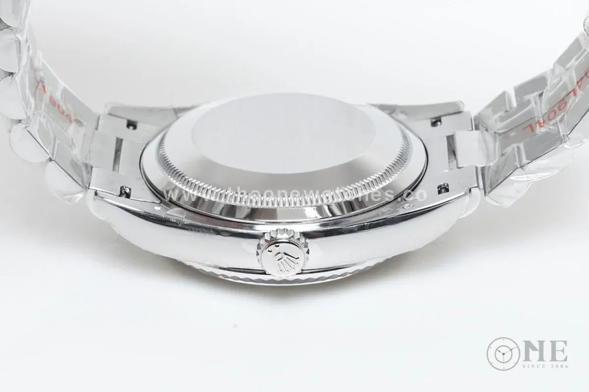 Daydate 36 Red Dial with Sticker in White Gold