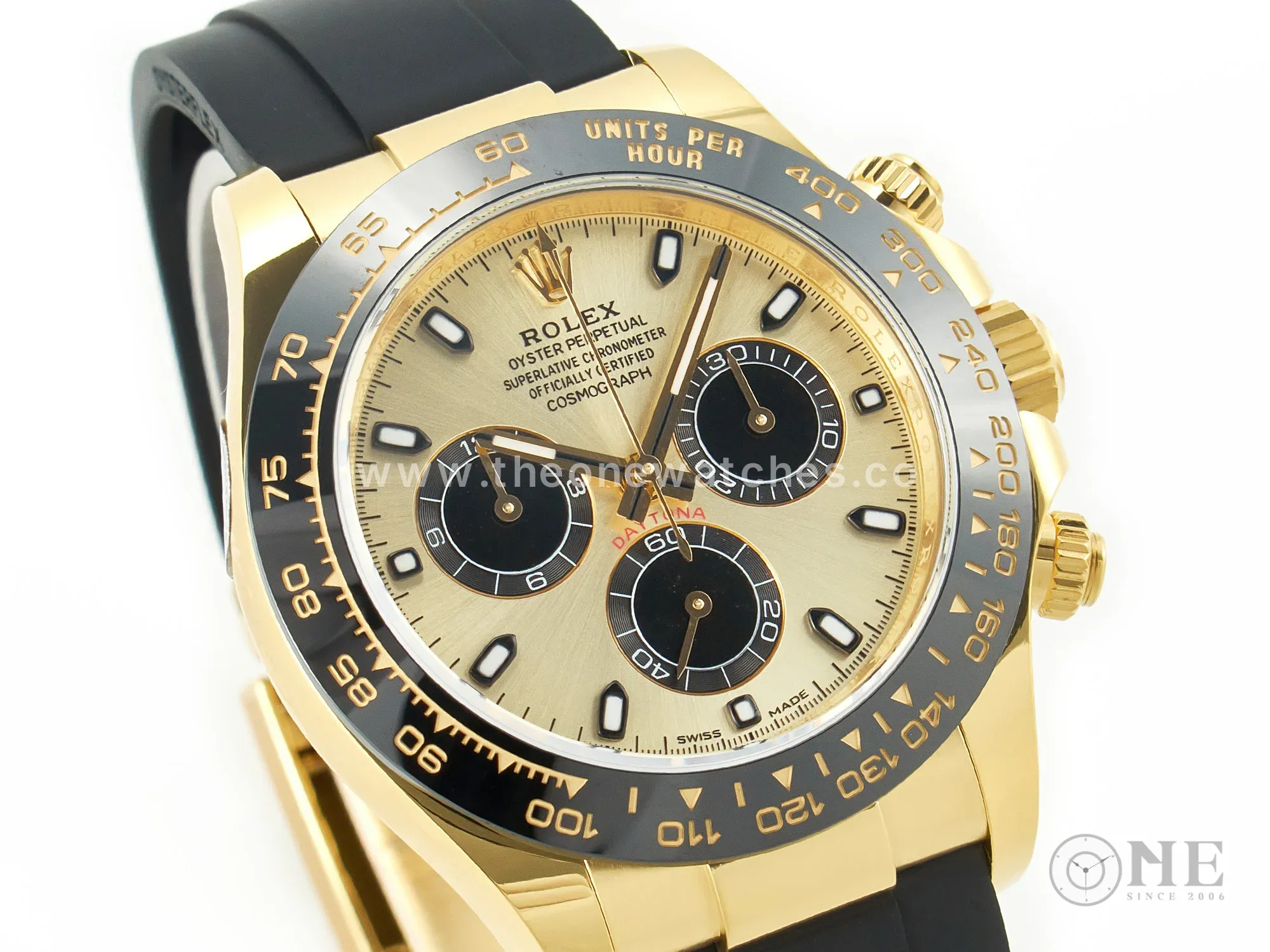 Daytona 116518 APS 1:1 Best Edition 904L SS Case YG Dial on Oysterflex Strap SH4130 (Gain Weight)