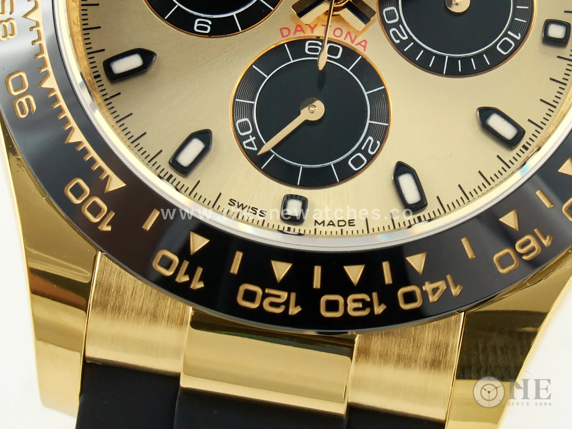 Daytona 116518 APS 1:1 Best Edition 904L SS Case YG Dial on Oysterflex Strap SH4130 (Gain Weight)