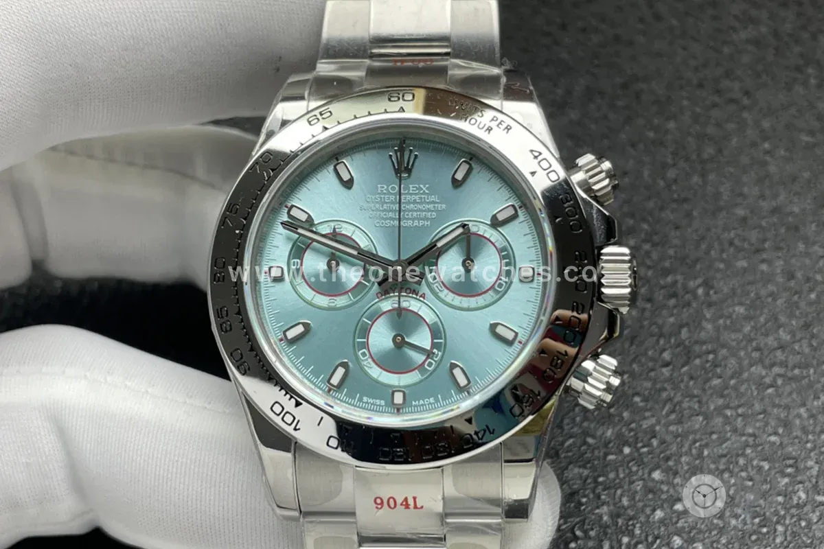Daytona Ice Blue Dial in White Gold