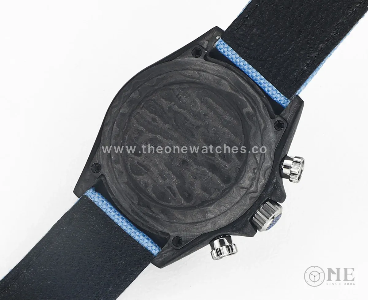 DIW Daytona Rainbow Blue Carbon in Blue Nylon Strap