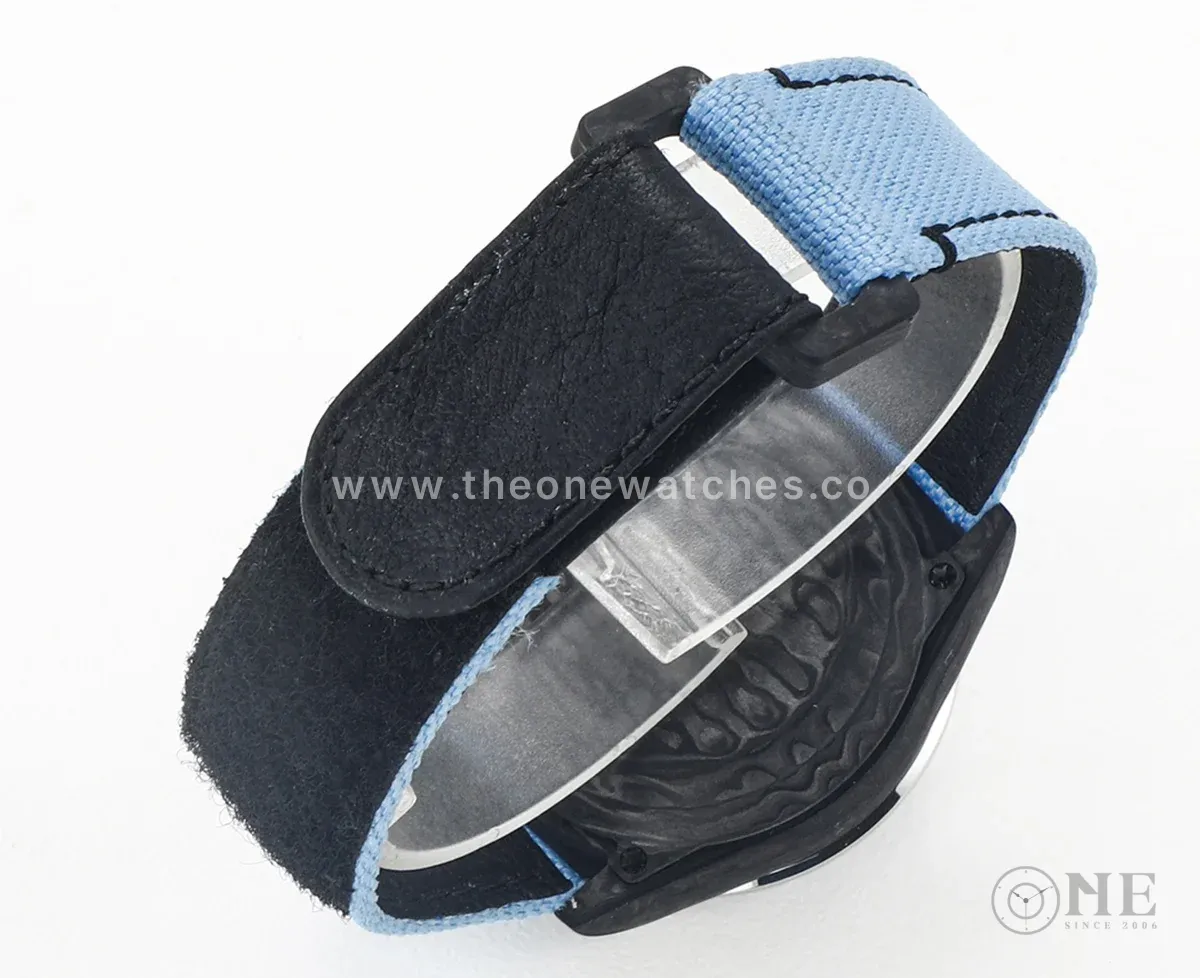 DIW Daytona Rainbow Blue Carbon in Blue Nylon Strap