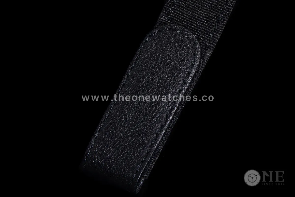 DIW Daytona Skeleton Dial in Carbon with Red Hands on Black Nylon Strap