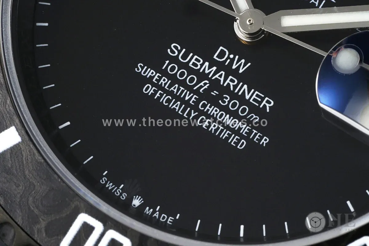 DIW Submariner Ghost Black Dial