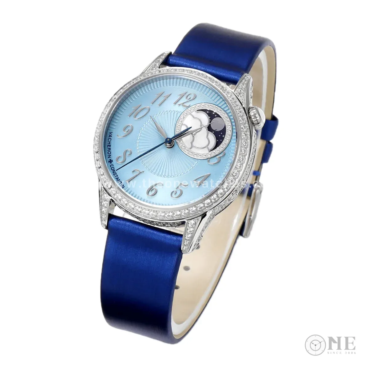 Egerie Moonphase Muse Blue Dial in Steel