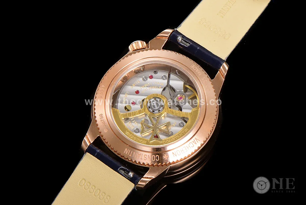 Egerie Moonphase Muse White Dial in Pink Gold