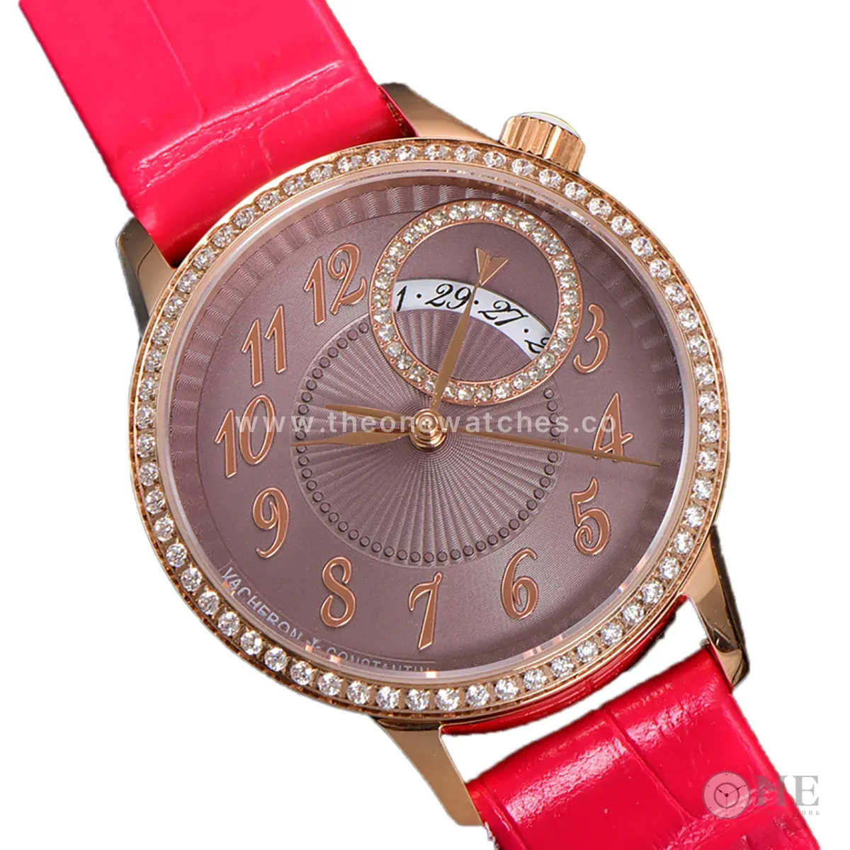 Egerie Muse Brown Dial in Pink Gold