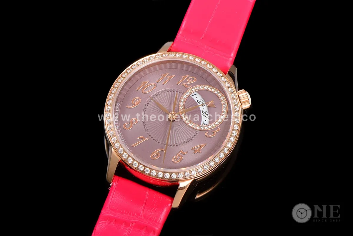 Egerie Muse Brown Dial in Pink Gold