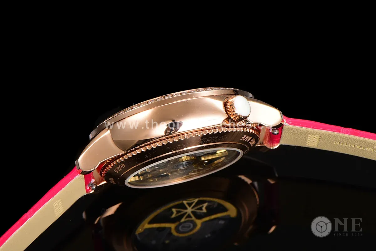 Egerie Muse Brown Dial in Pink Gold
