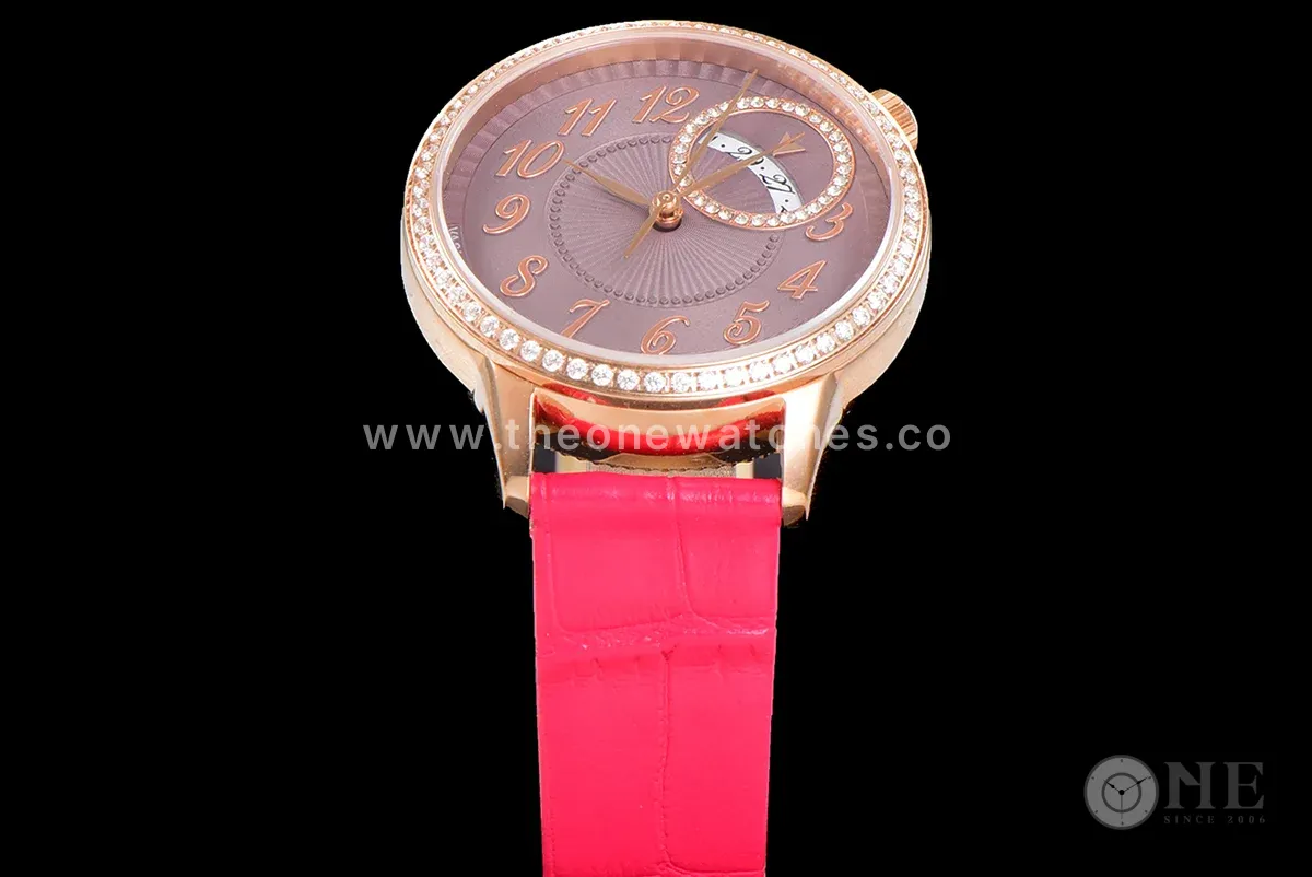 Egerie Muse Brown Dial in Pink Gold