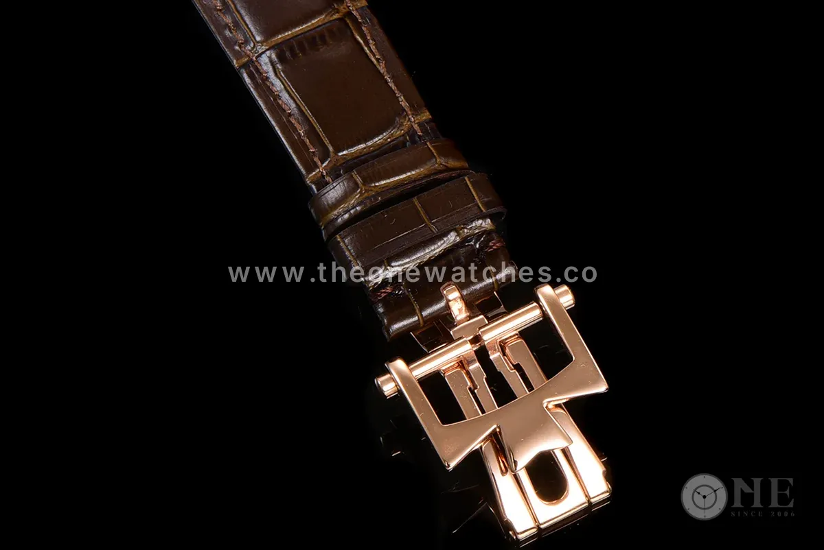 Fiftysix Creme Dial with Diamond Bezel in Pink Gold Ref: 4600E
