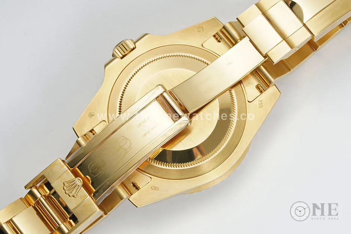 GMT Master II 116718LN Black Dial in Yellow Gold