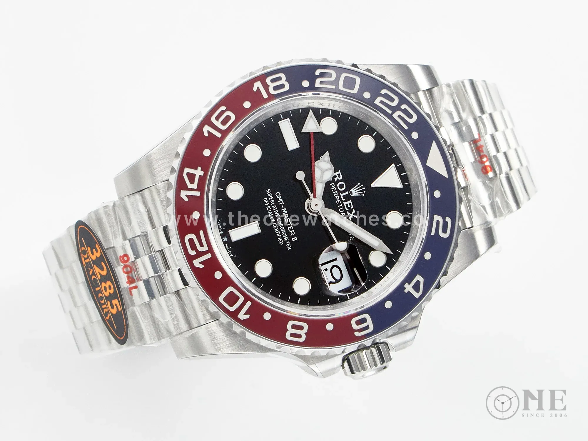 GMT-Master II 126710 BLRO Blue/Red Ceramic QF 1:1 Best Edition on Jubilee Bracelet VR3285 CHS