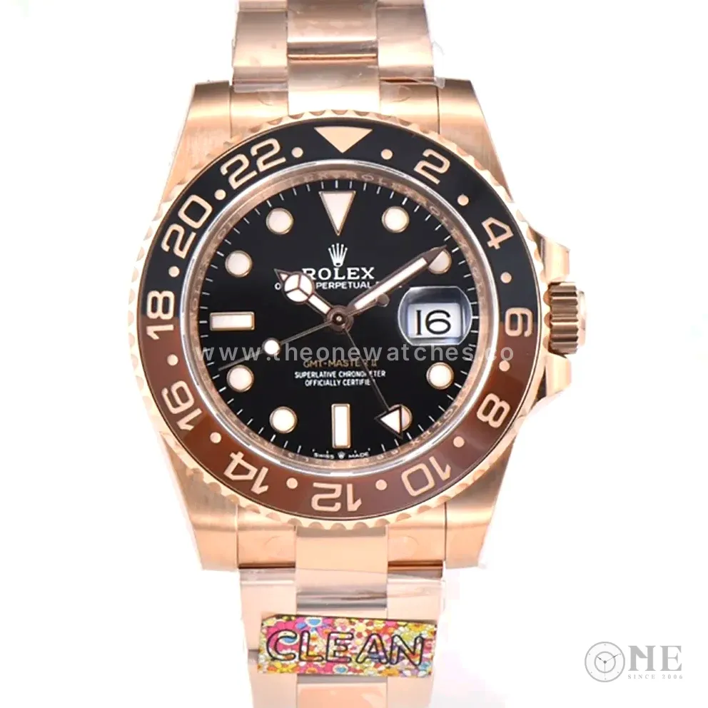 GMT Master II 126715CHNR “Rootbeer” in Everose Gold