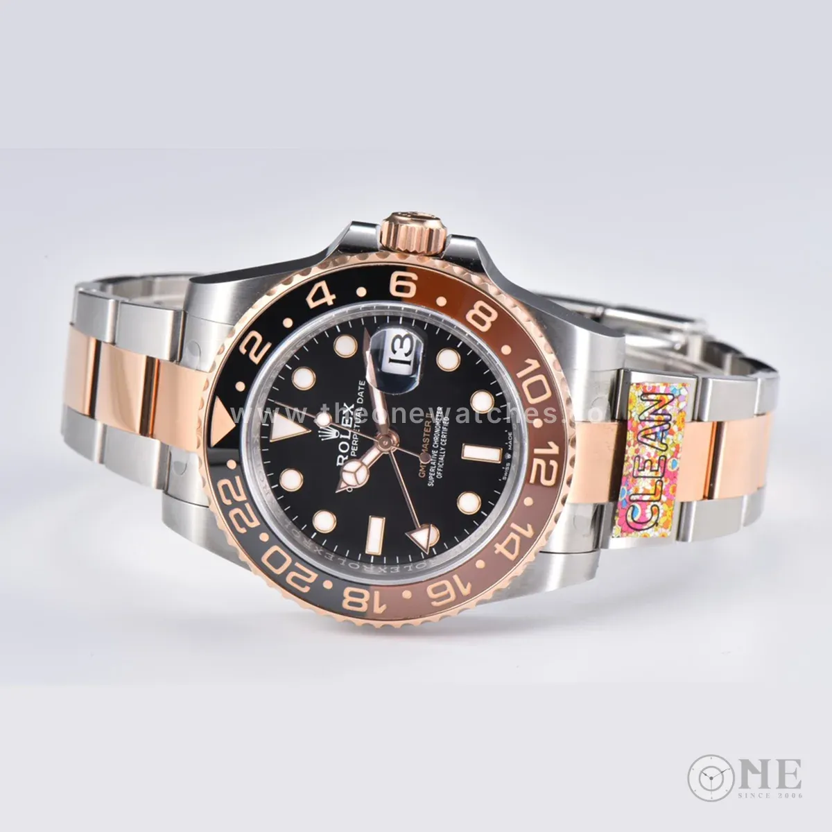 GMT Master II 126715CHNR “Rootbeer” in Everose Gold and Steel