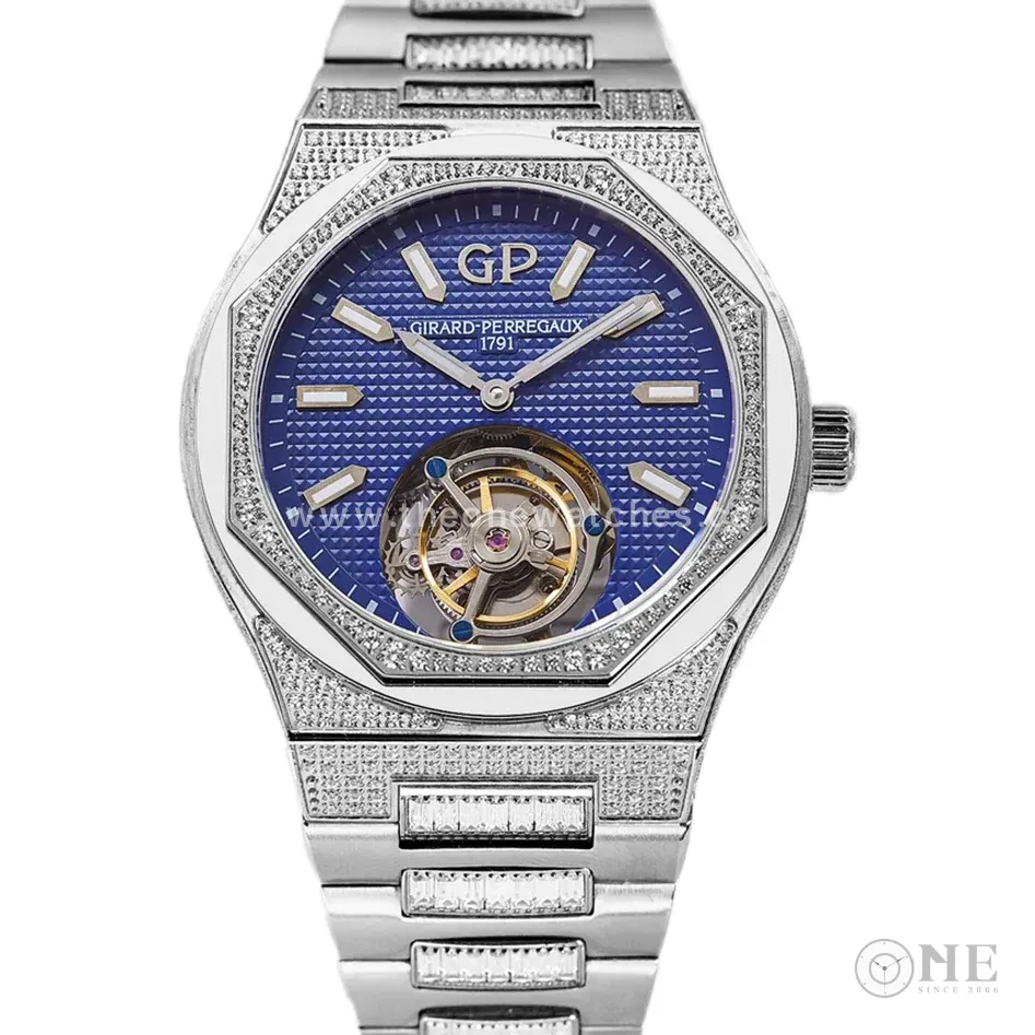 Laureato Tourbillon Blue Dial in Titanium