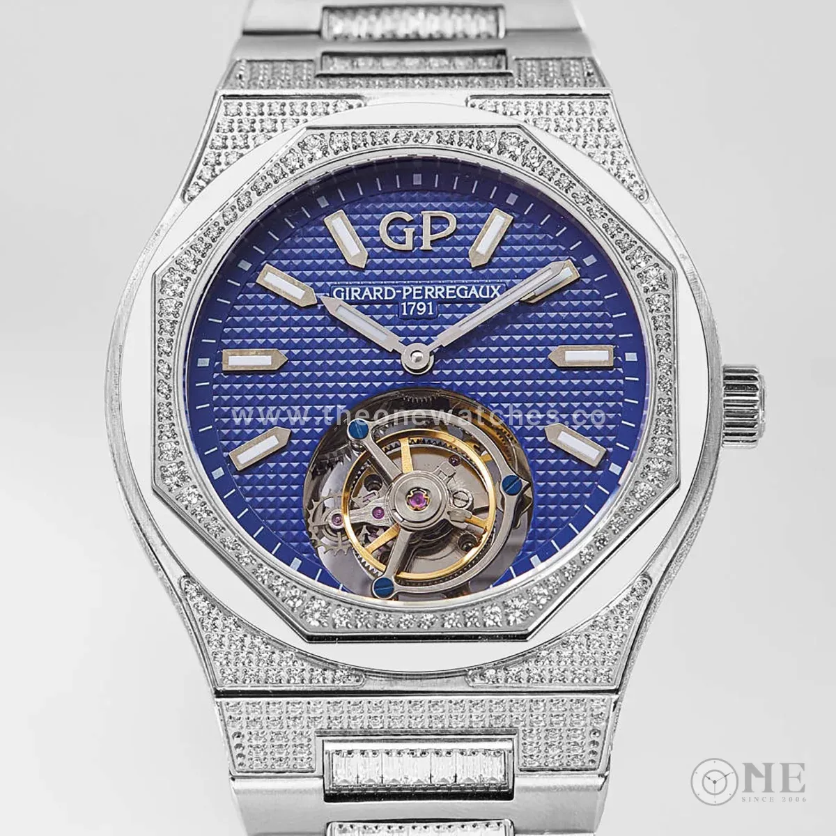 Laureato Tourbillon Blue Dial in Titanium