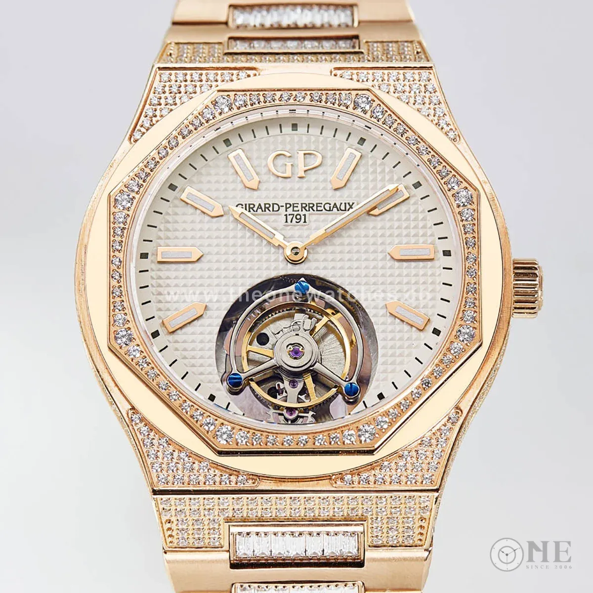 Laureato Tourbillon White Dial in Rose Gold