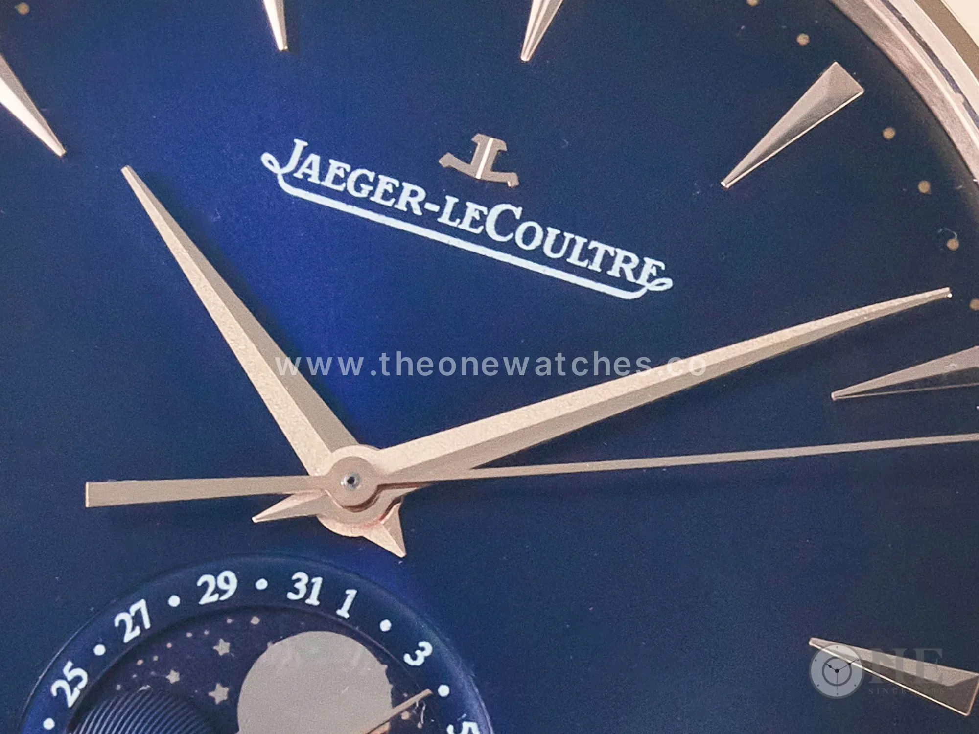 Master Ultra Thin Moon RG Z+F 1:1 Best Edition Blue Dial on Blue Leather Strap SA925 Super Clone