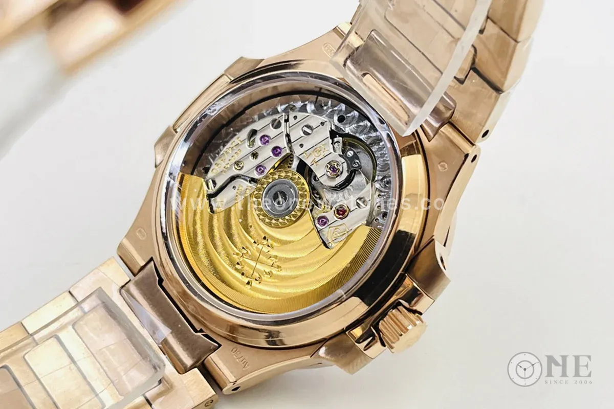 Nautilus 7118 Golden Brown Opaline Dial with Diamond Markers