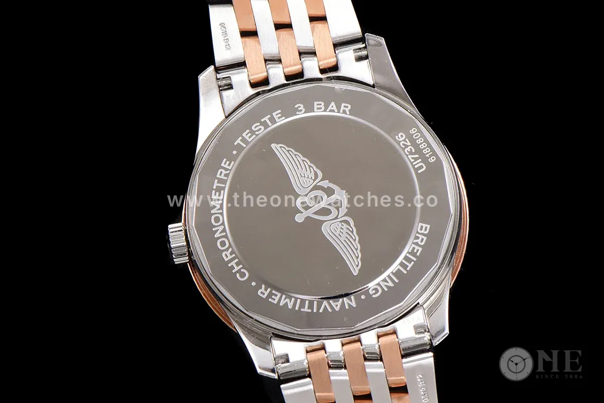 Navitimer Automatic 41 Grey Dial in Steel/Rose Gold on Bracelet Ref. U17326121M1U1