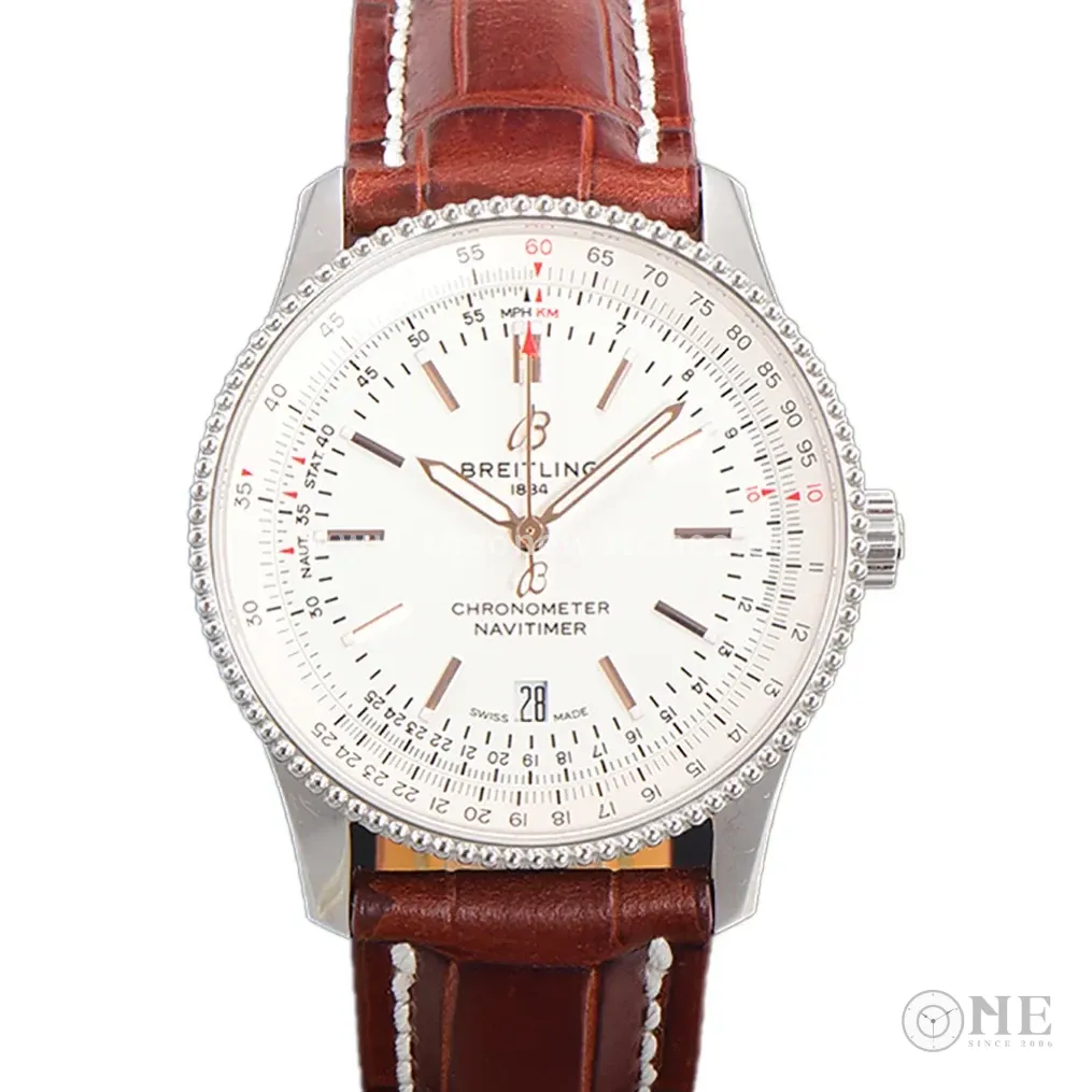 Navitimer Automatic 41 White Dial in Steel