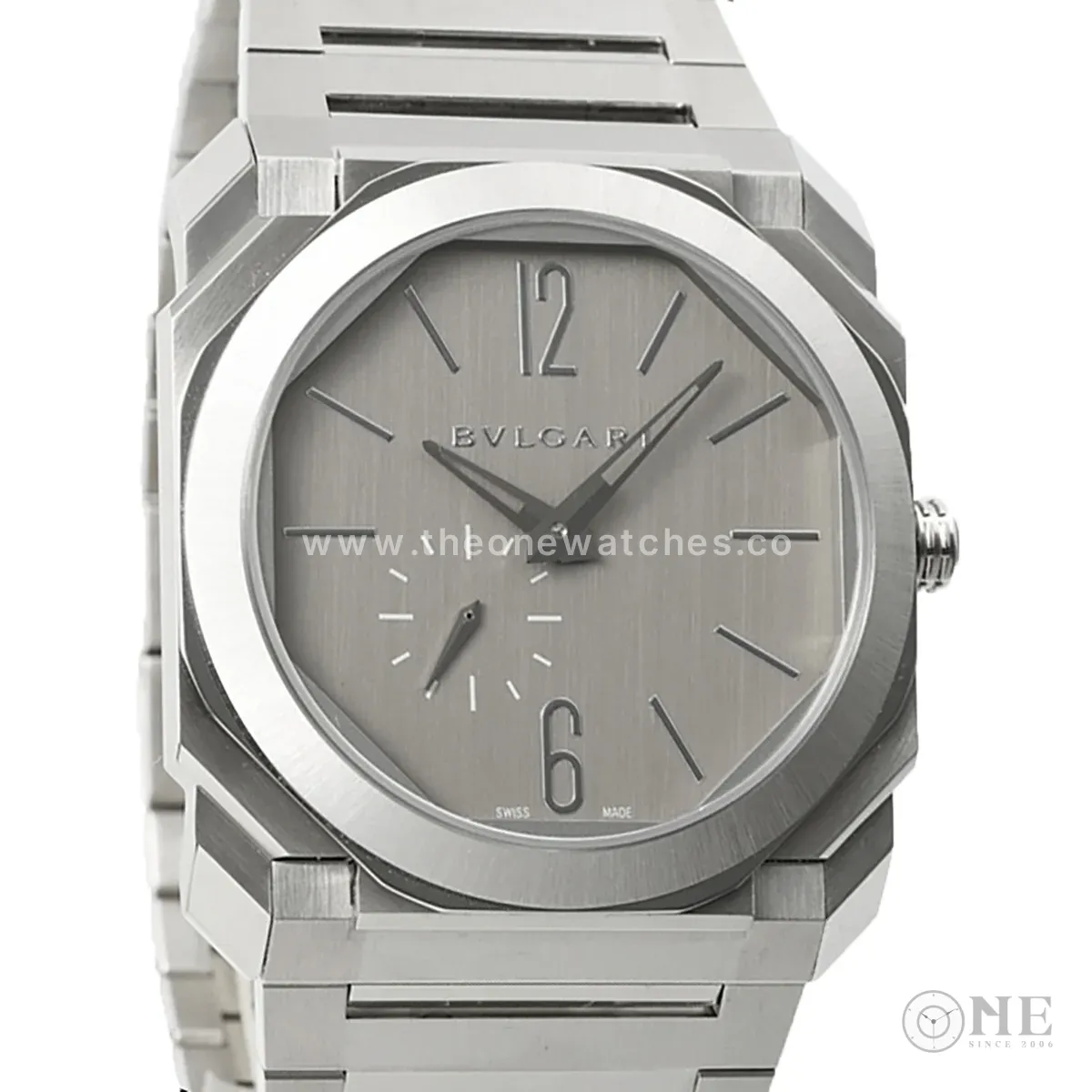 Octo Finissimo Grey Dial in Steel