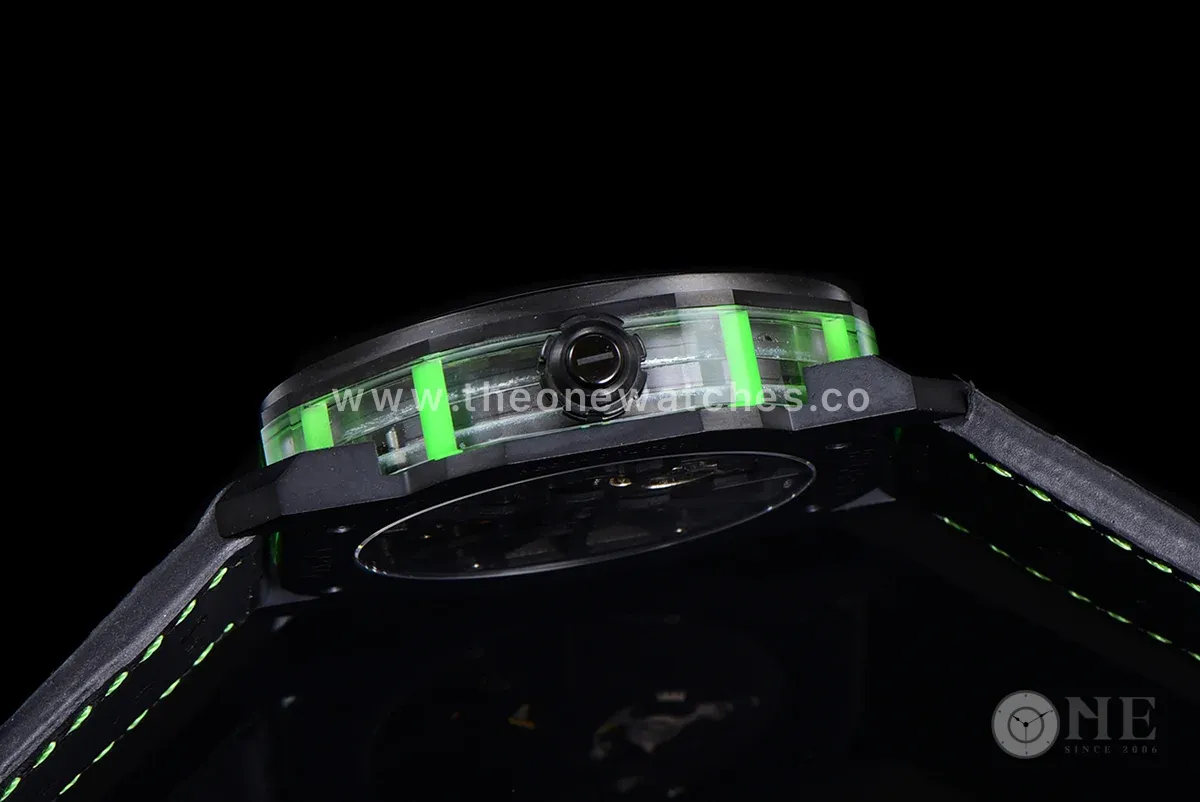 Octo Roma Watch with Green Markers