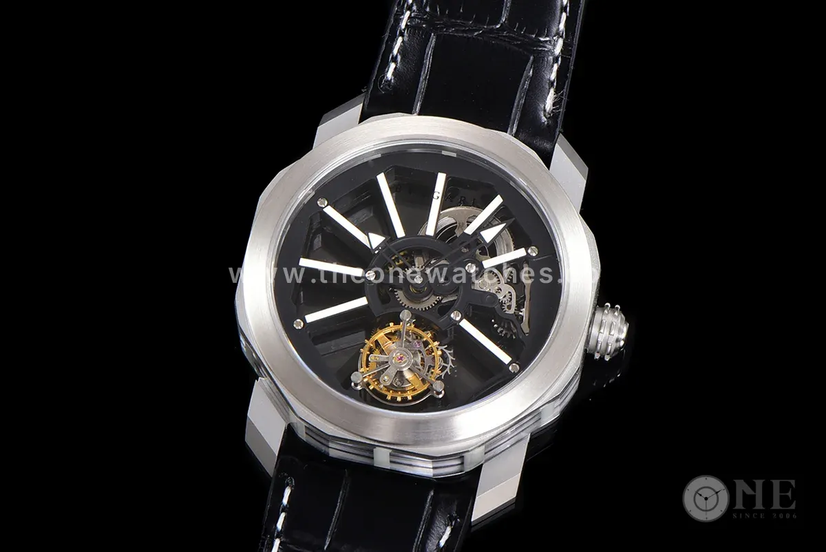 Octo Roma Watch with White Markers