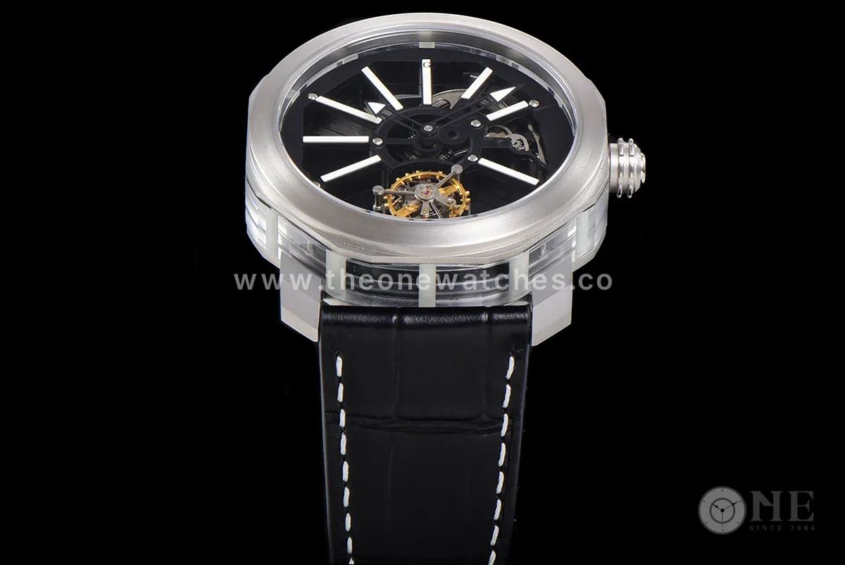 Octo Roma Watch with White Markers