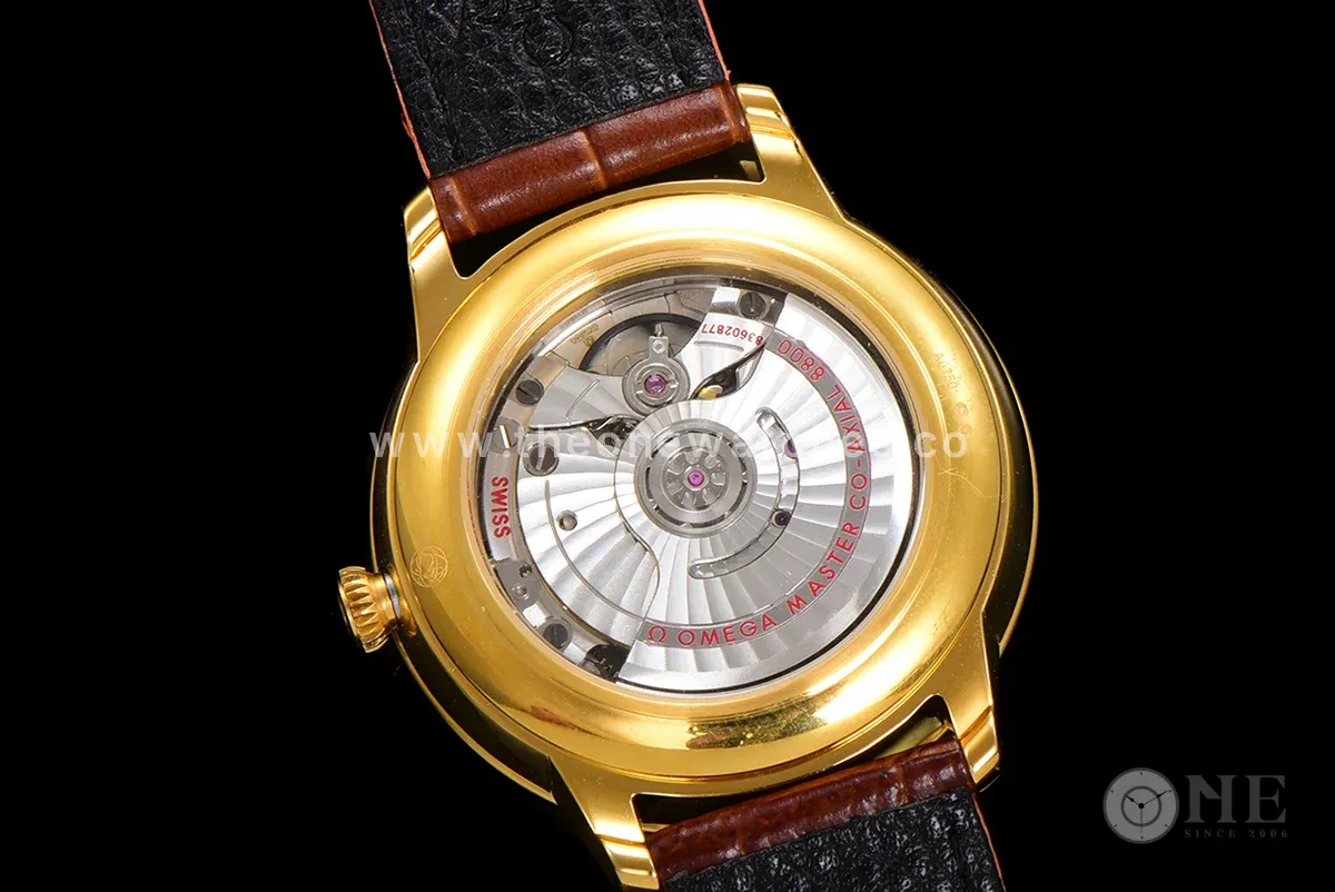 Omega De Ville Prestige Co‑Axial Master Chronometer 40mm White Dial in Yellow Gold