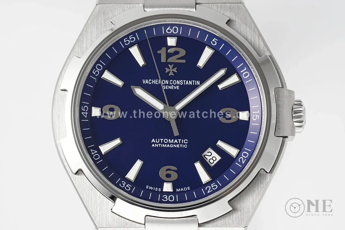 Overseas Automatic 47040 Blue Dial in Steel