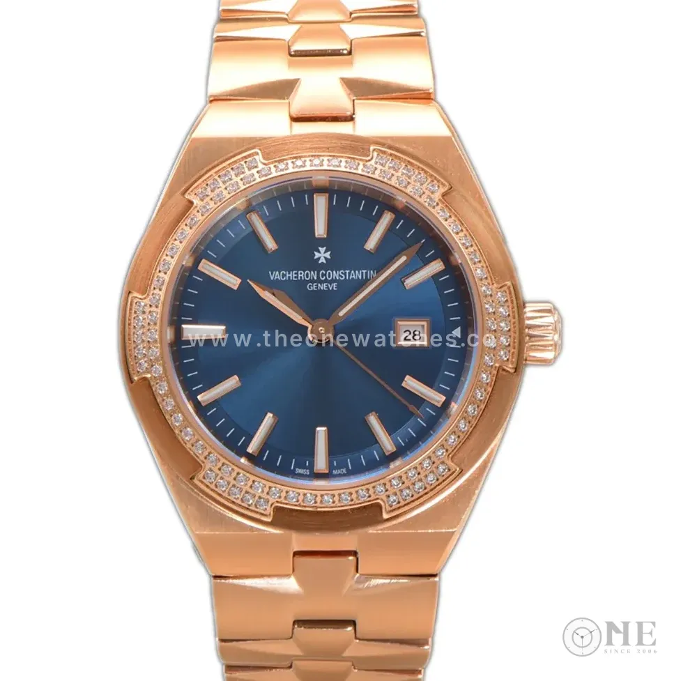 Overseas Blue Dial Ref. 4205 35mm in Rose Gold