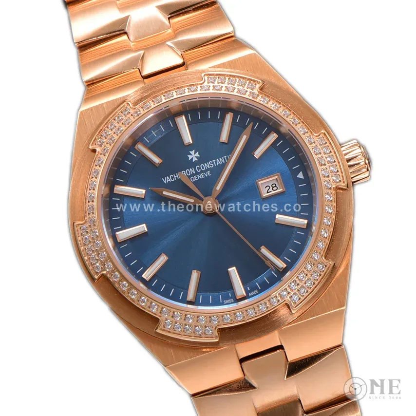 Overseas Blue Dial Ref. 4205 35mm in Rose Gold