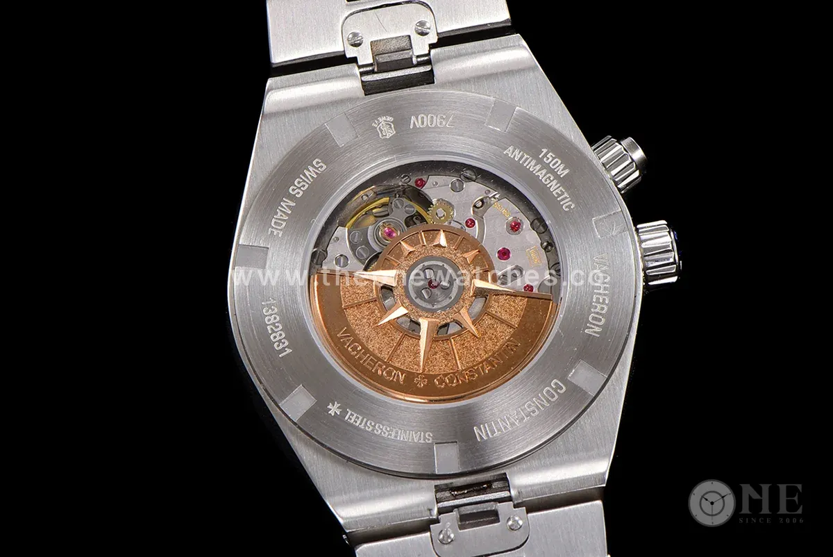 Overseas Dual Time Blue Dial in Steel Ref. 7900V/110A-B334
