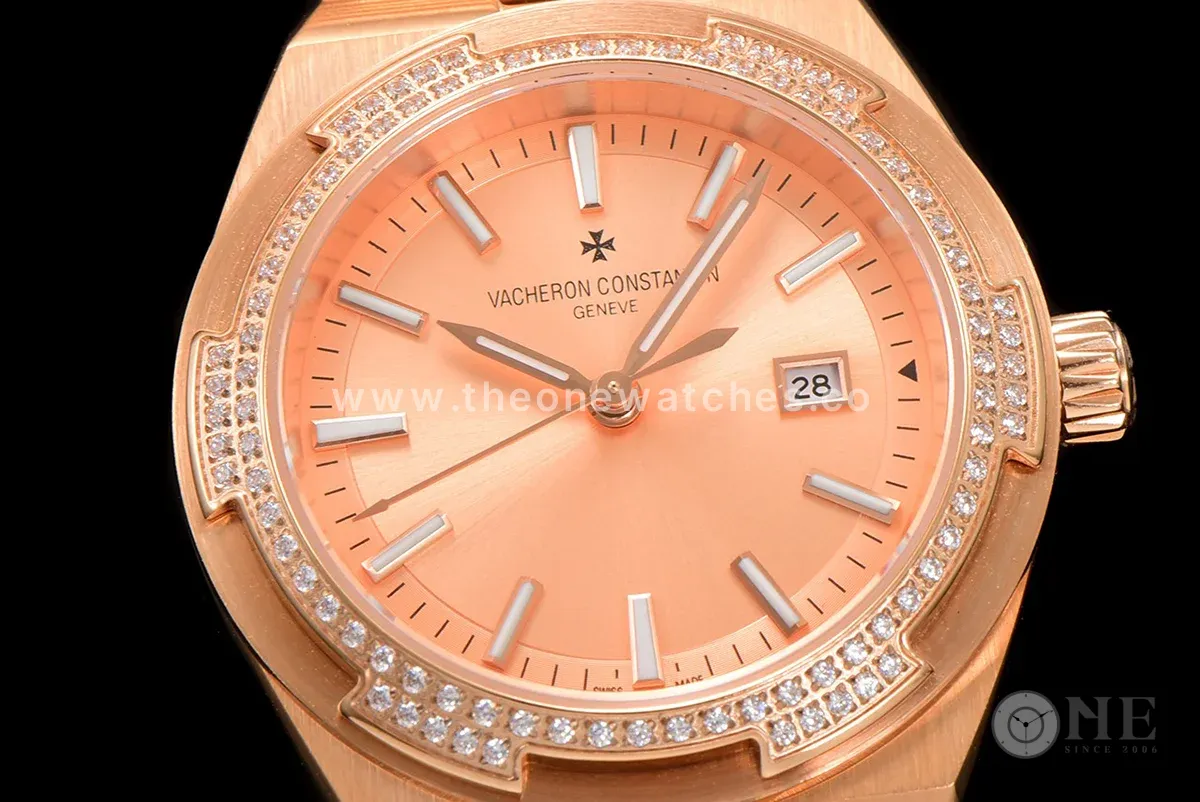 Overseas Pink Dial Ref. 4205 35mm in Rose Gold