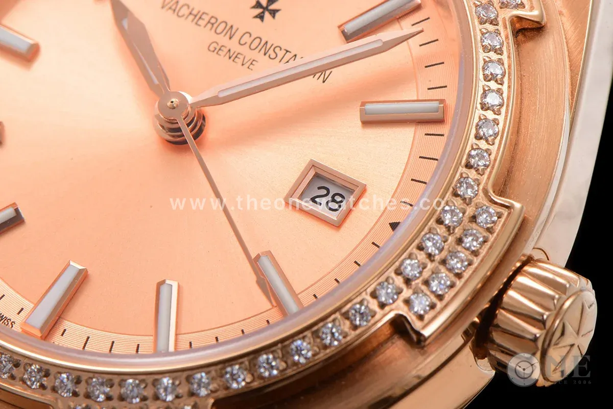 Overseas Pink Dial Ref. 4205 35mm in Rose Gold