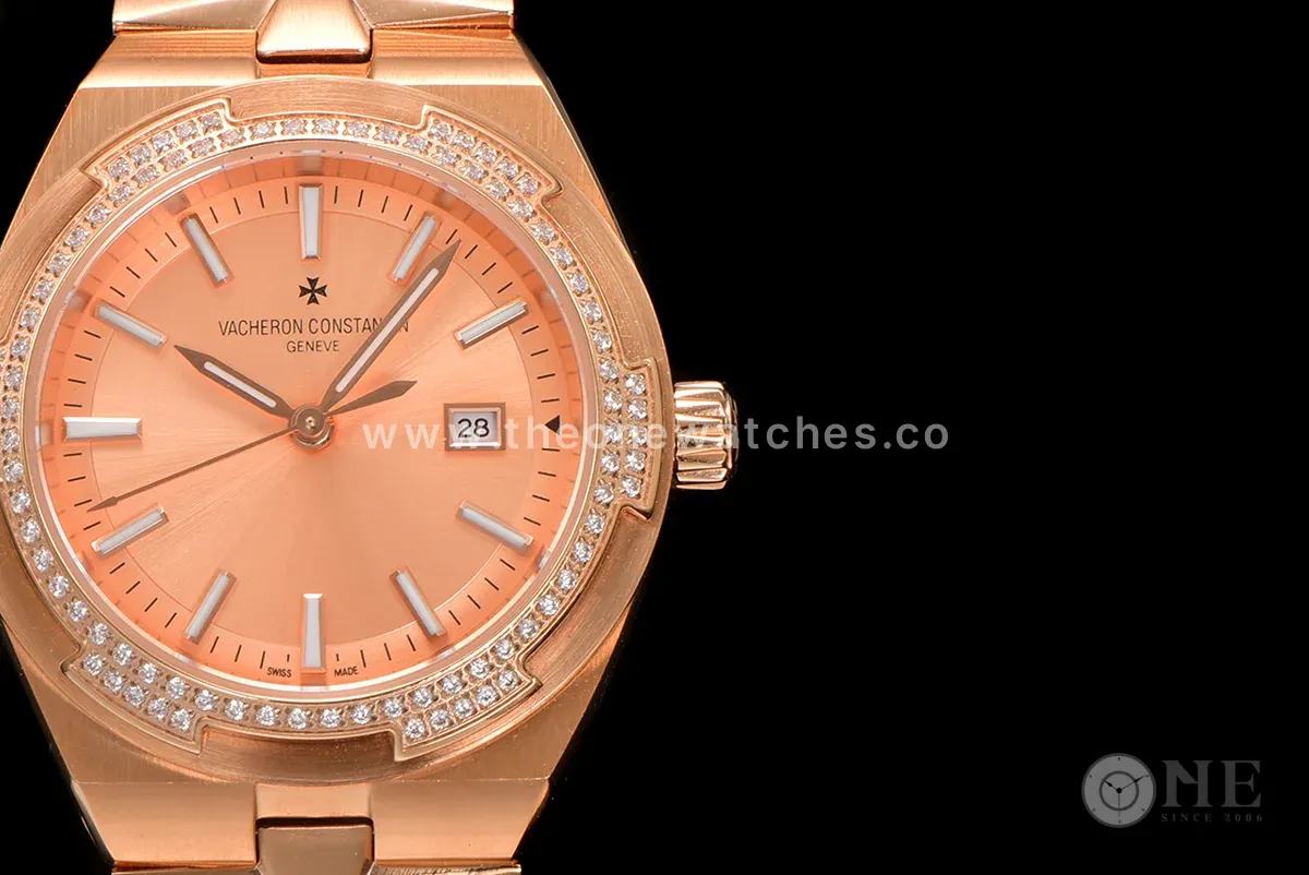 Overseas Pink Dial Ref. 4205 35mm in Rose Gold