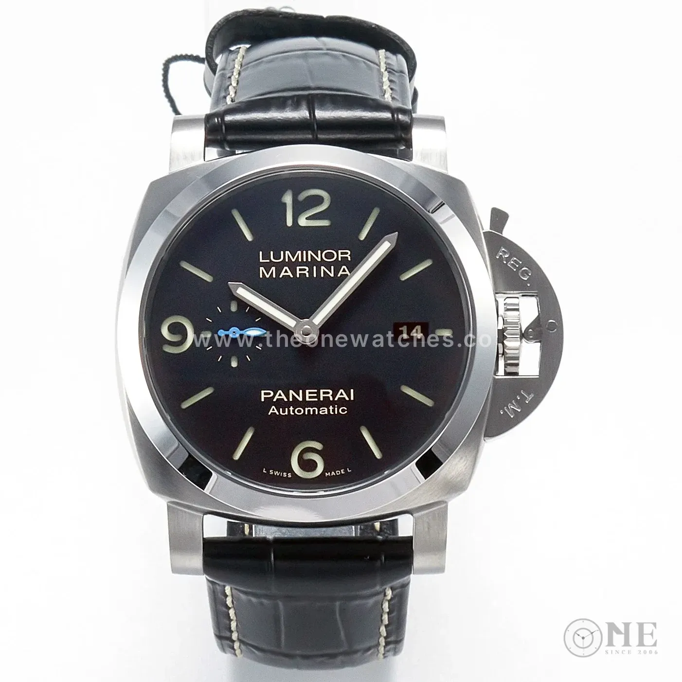 PAM1312 W VSF 1:1 Best Edition Black Dial on Black Leather Strap P.9010 Clone