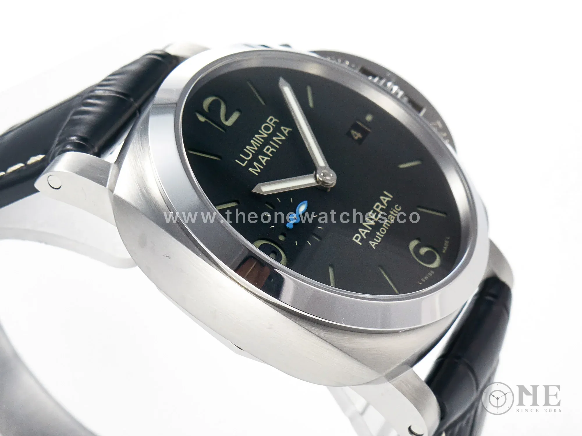 PAM1312 W VSF 1:1 Best Edition Black Dial on Black Leather Strap P.9010 Clone