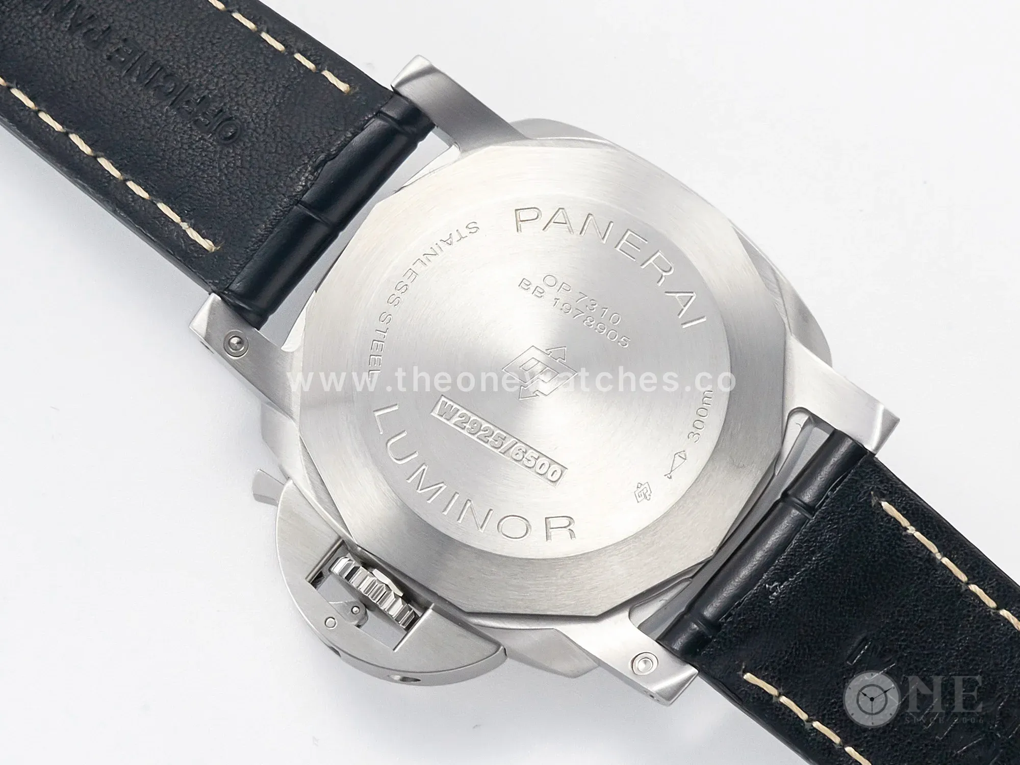 PAM1312 W VSF 1:1 Best Edition Black Dial on Black Leather Strap P.9010 Clone
