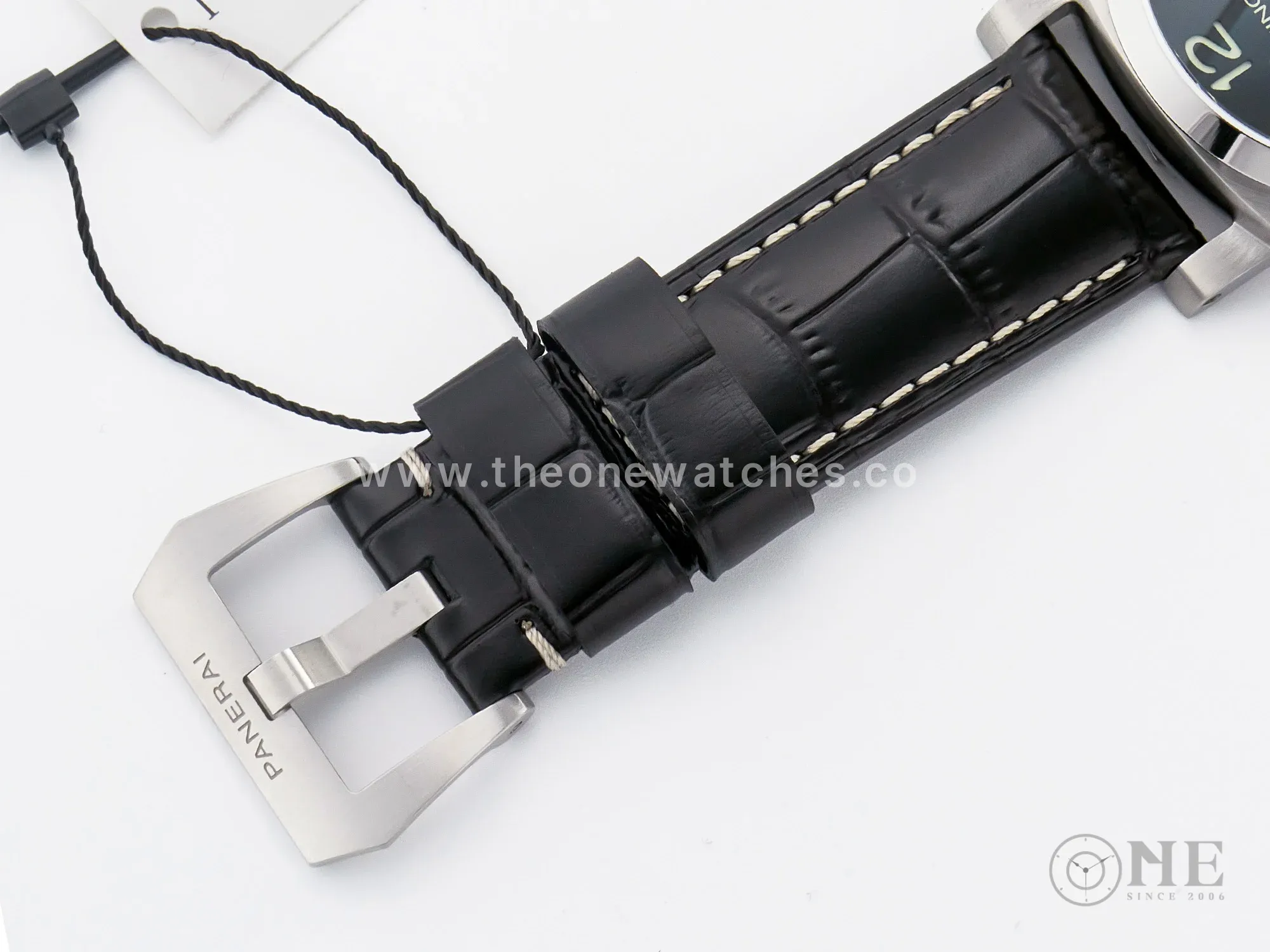 PAM1312 W VSF 1:1 Best Edition Black Dial on Black Leather Strap P.9010 Clone