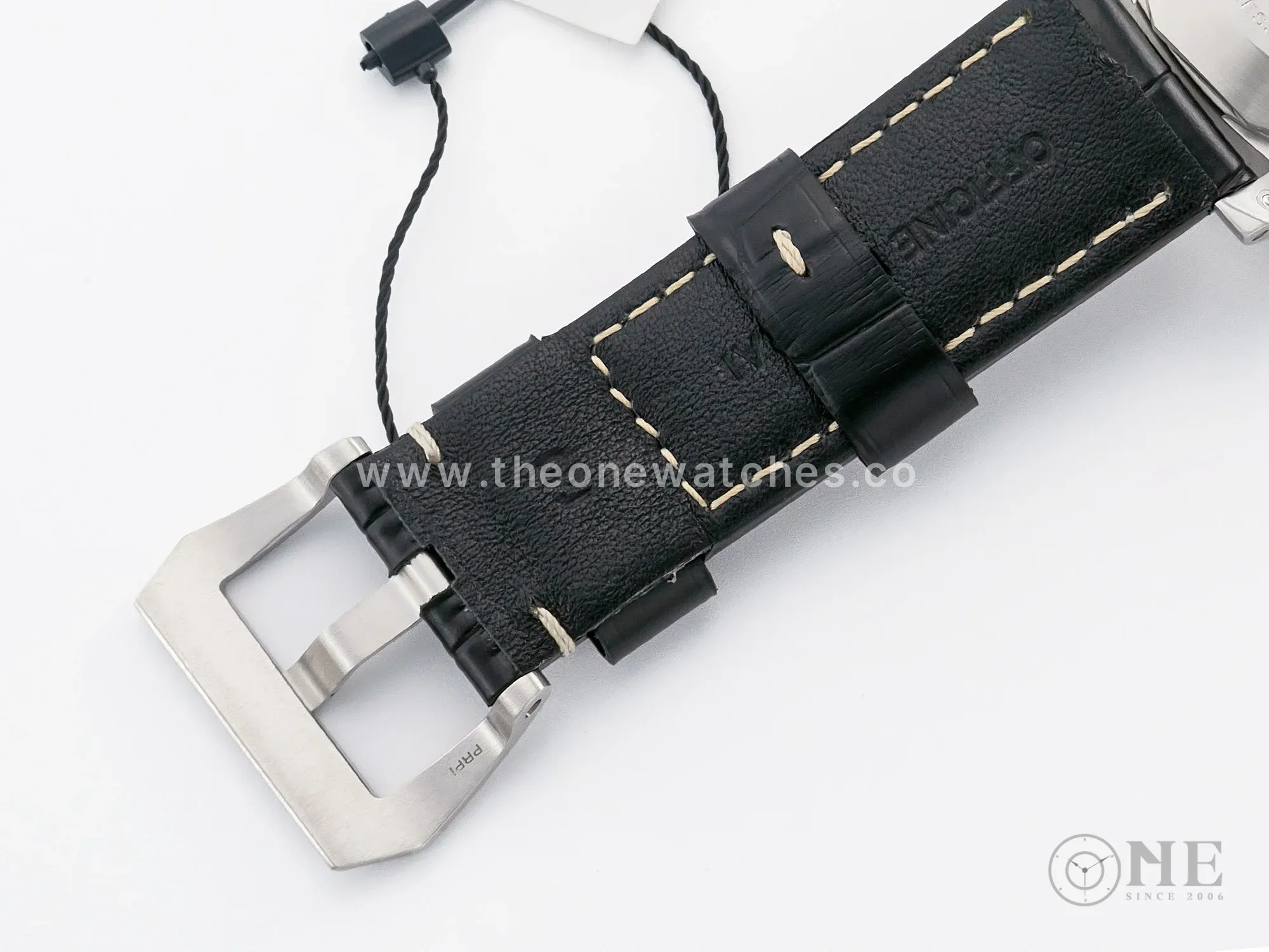 PAM1312 W VSF 1:1 Best Edition Black Dial on Black Leather Strap P.9010 Clone