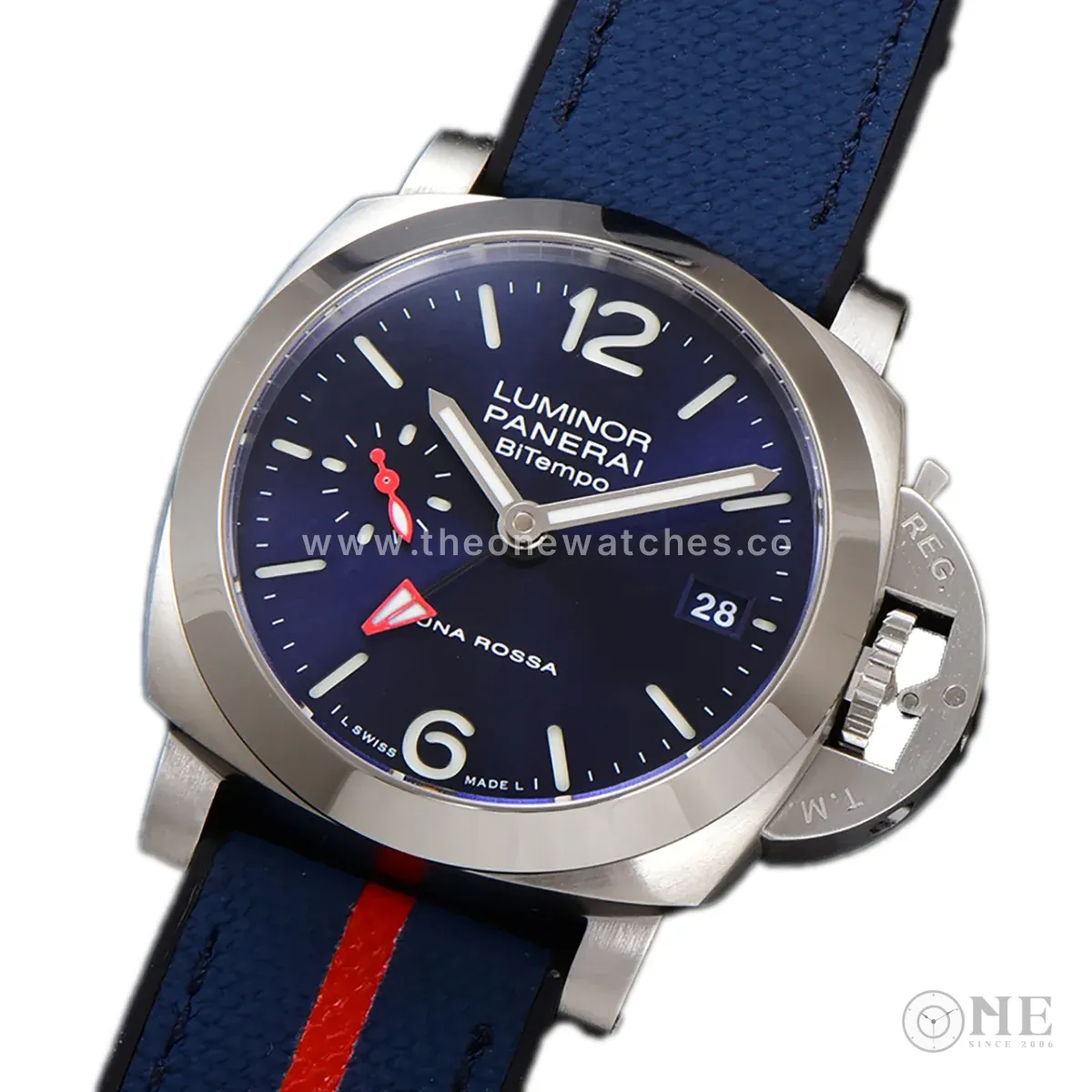 PAM1404 Luminor Quaranta BiTempo Luna Rossa 40mm