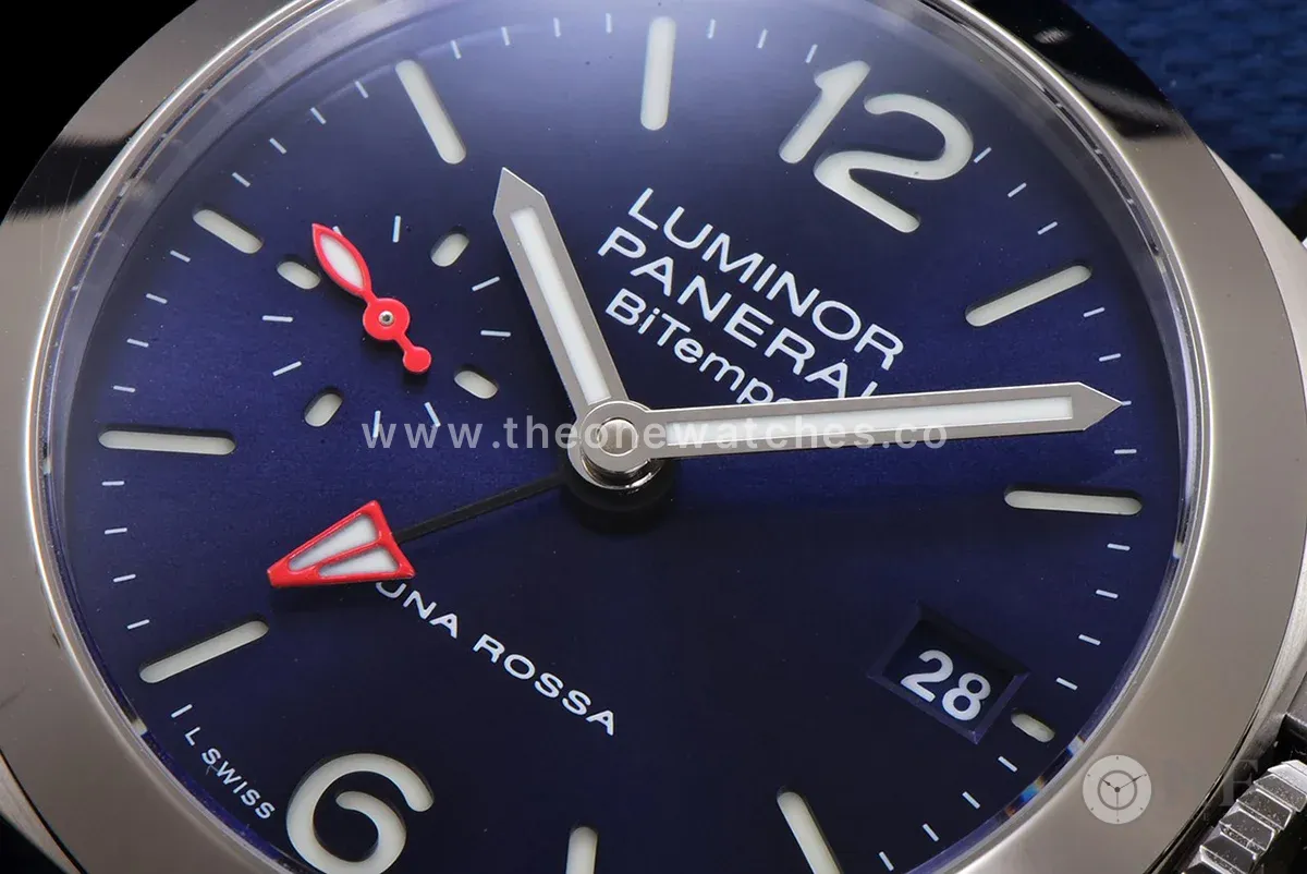 PAM1404 Luminor Quaranta BiTempo Luna Rossa 40mm